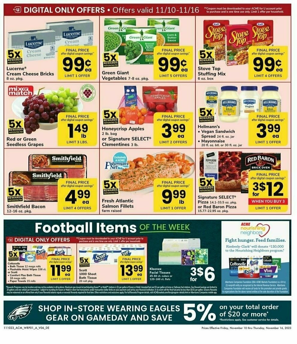 ACME Markets Weekly Ad from November 10