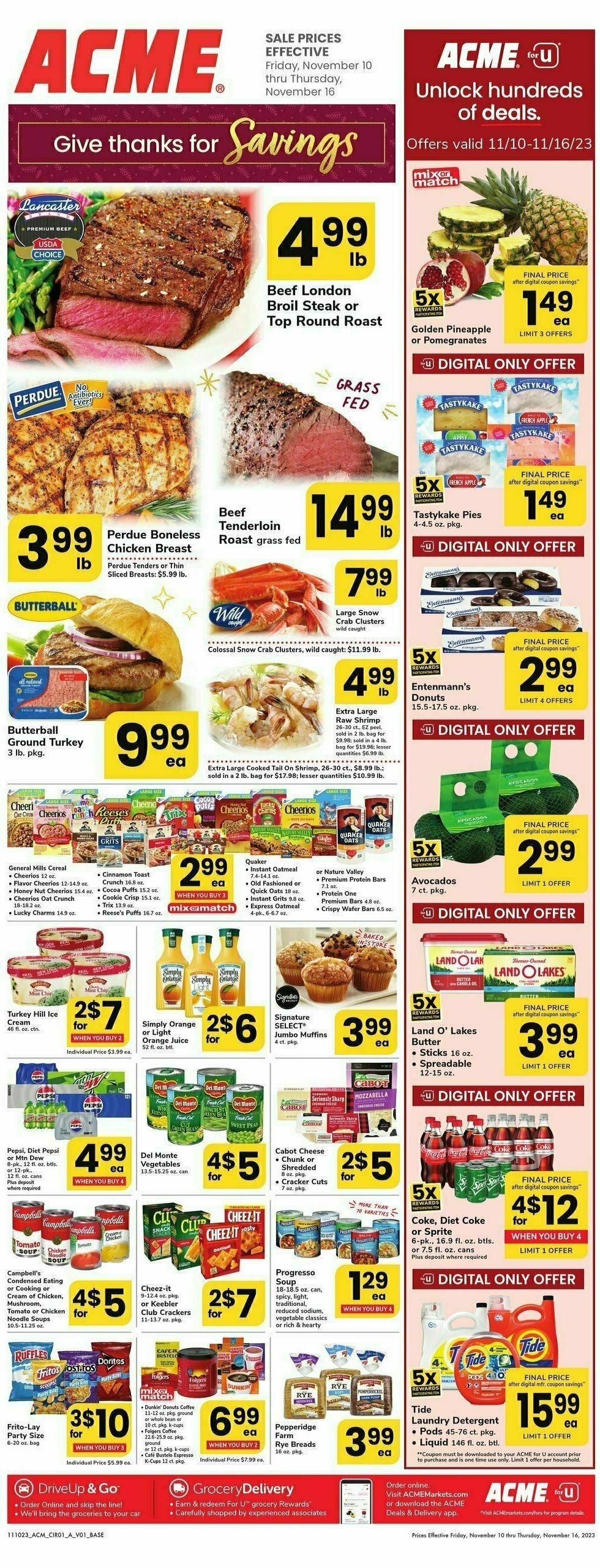 ACME Markets Weekly Ad from November 10