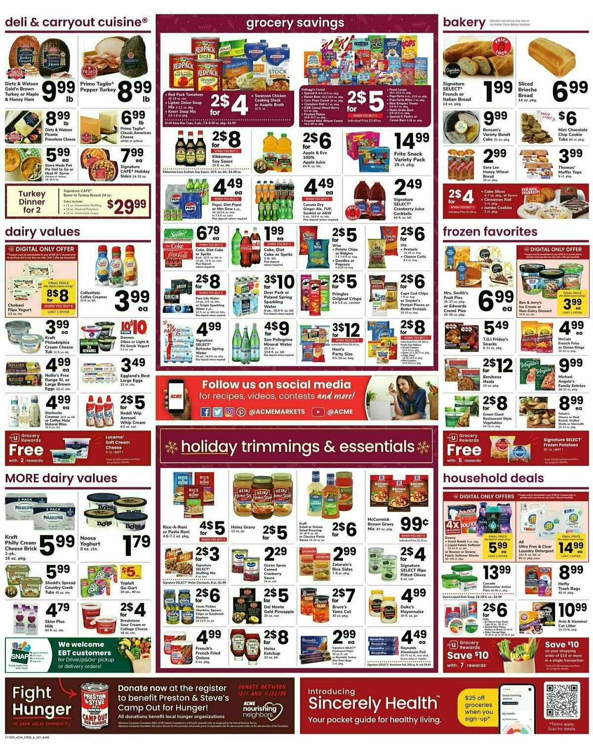 ACME Markets Weekly Ad from November 10