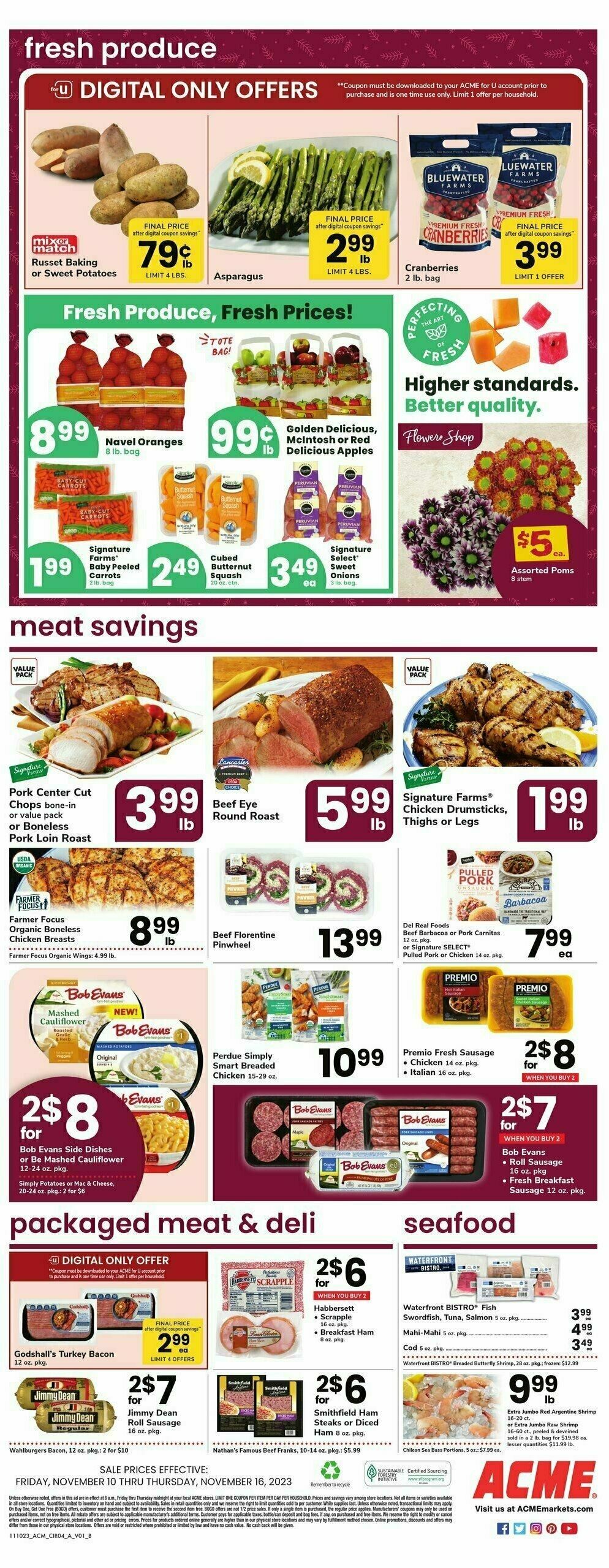 ACME Markets Weekly Ad from November 10