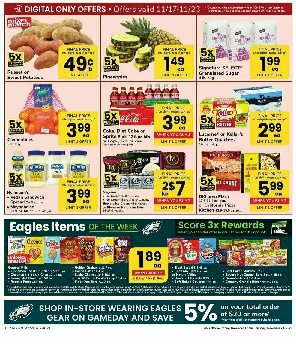 ACME Markets Weekly Ad from November 17