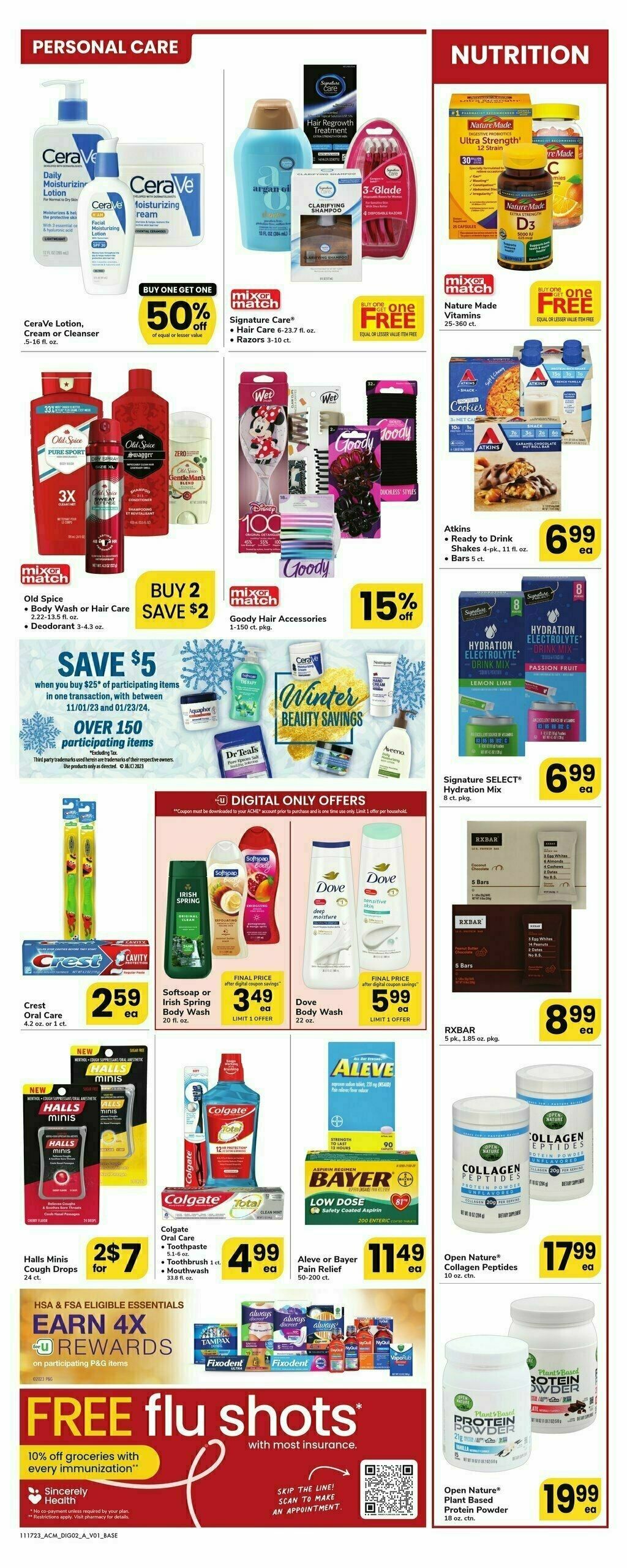 ACME Markets Health, Home & Beauty Weekly Ad from November 17