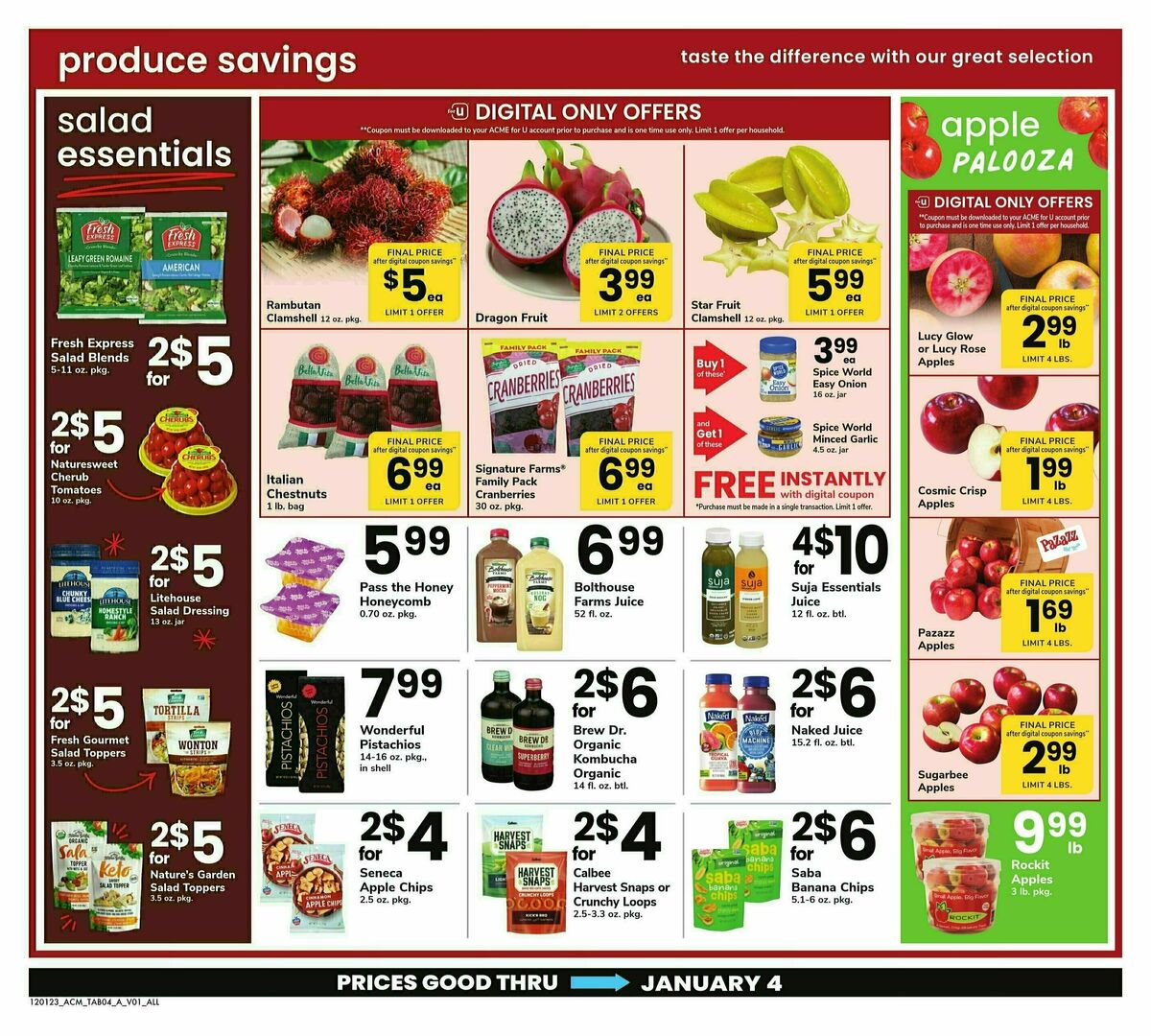 ACME Markets Big Book of Savings Weekly Ad from December 1