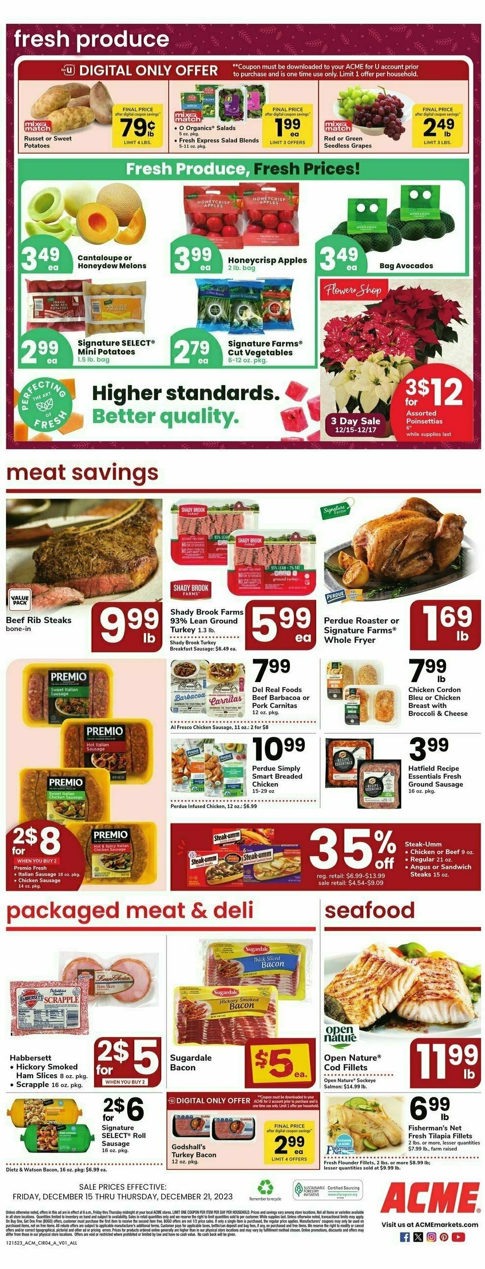 ACME Markets Weekly Ad from December 15