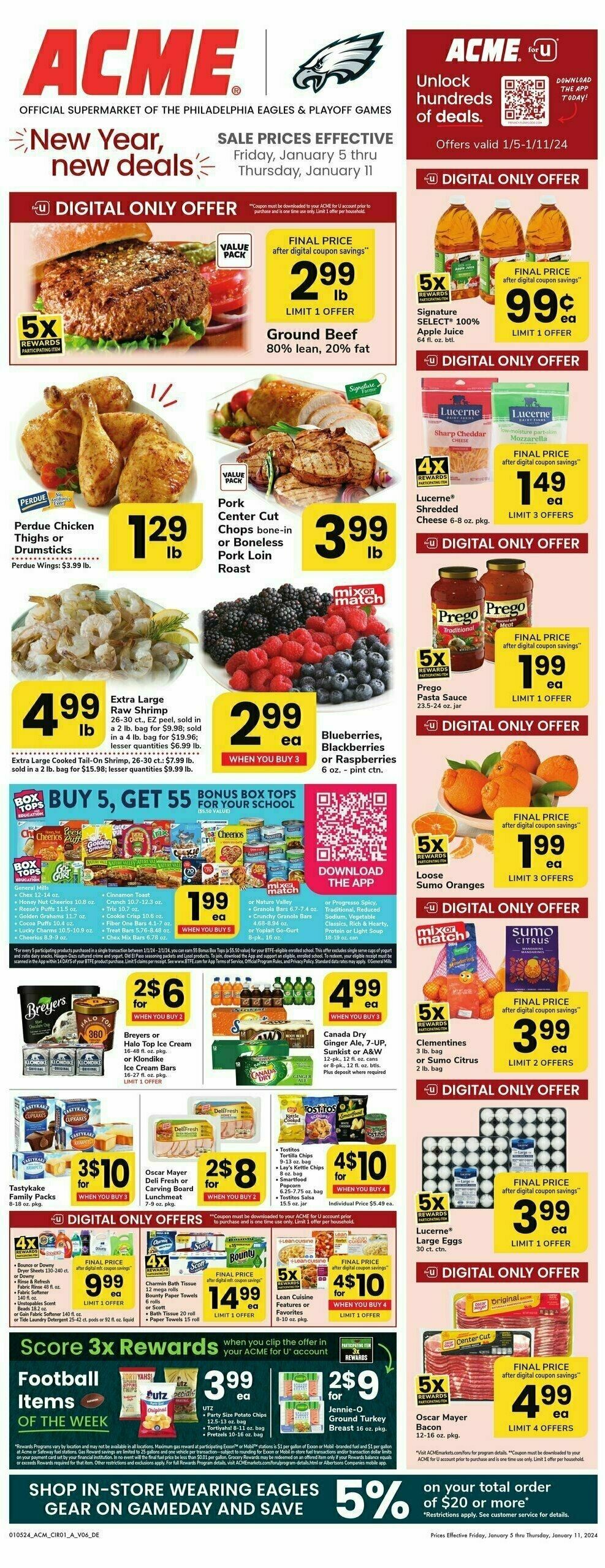 ACME Markets Weekly Ad from January 5