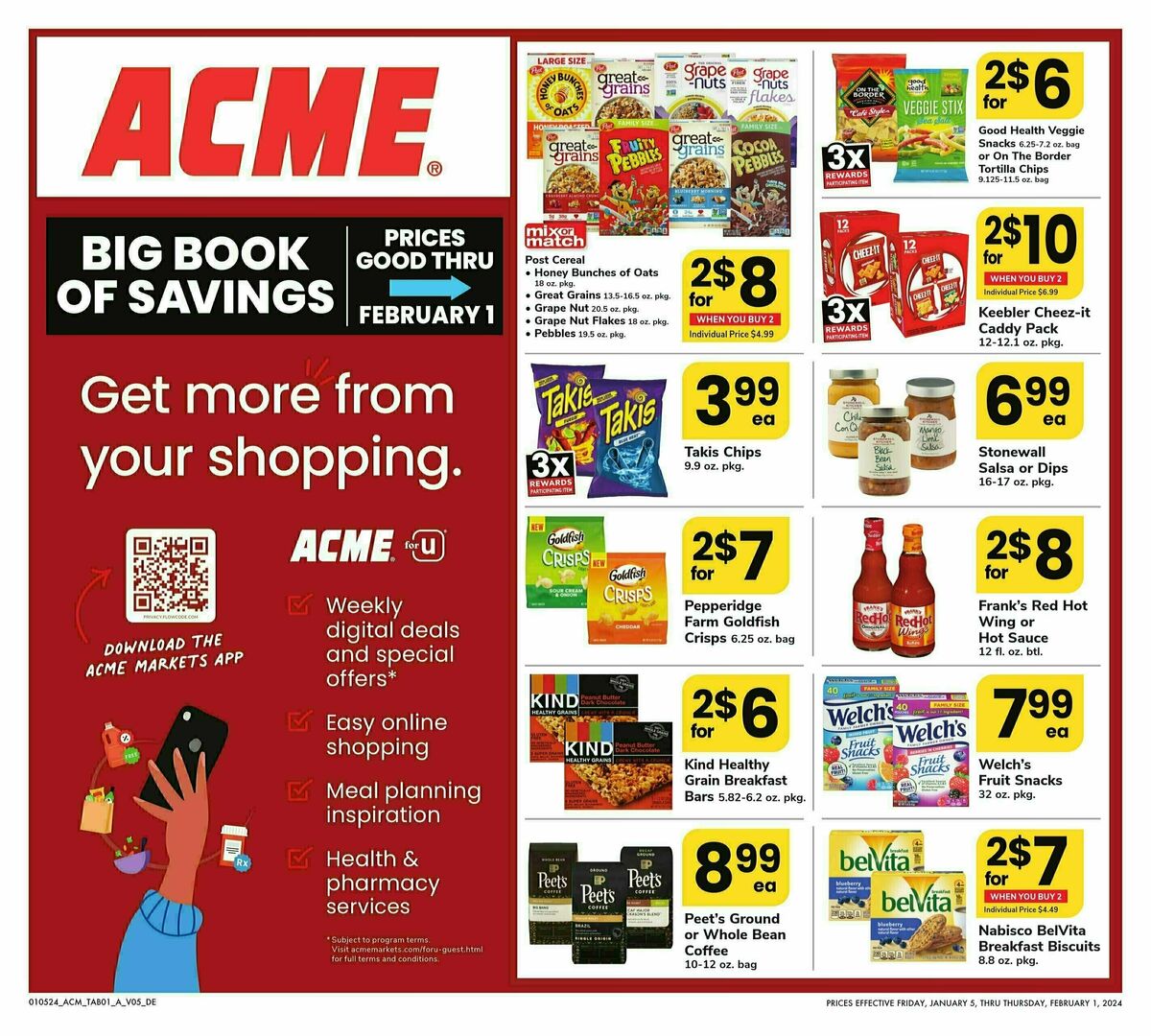 ACME Markets Big Book of Savings Weekly Ad from January 5