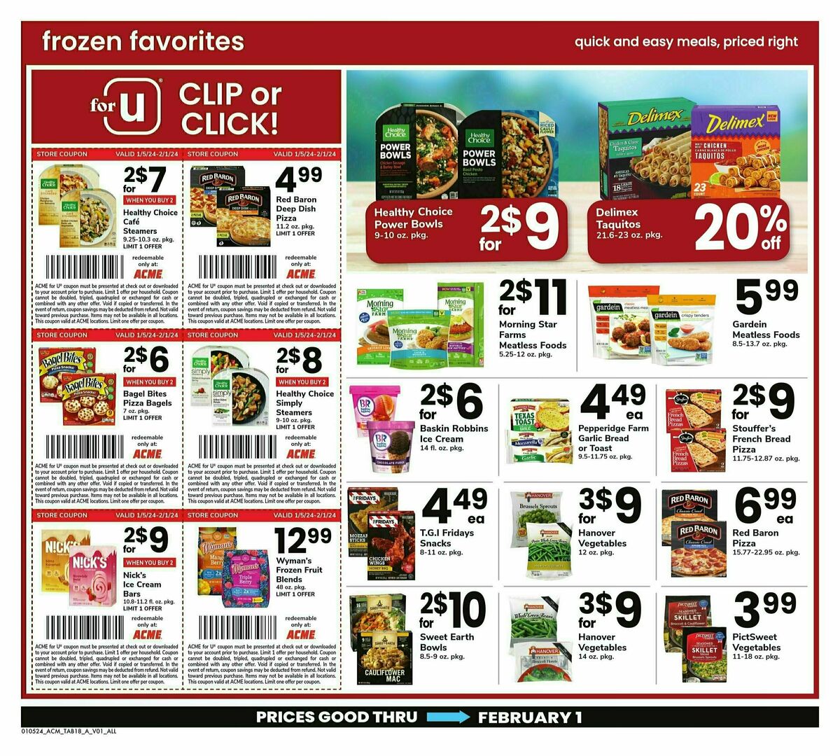 ACME Markets Big Book of Savings Weekly Ad from January 5