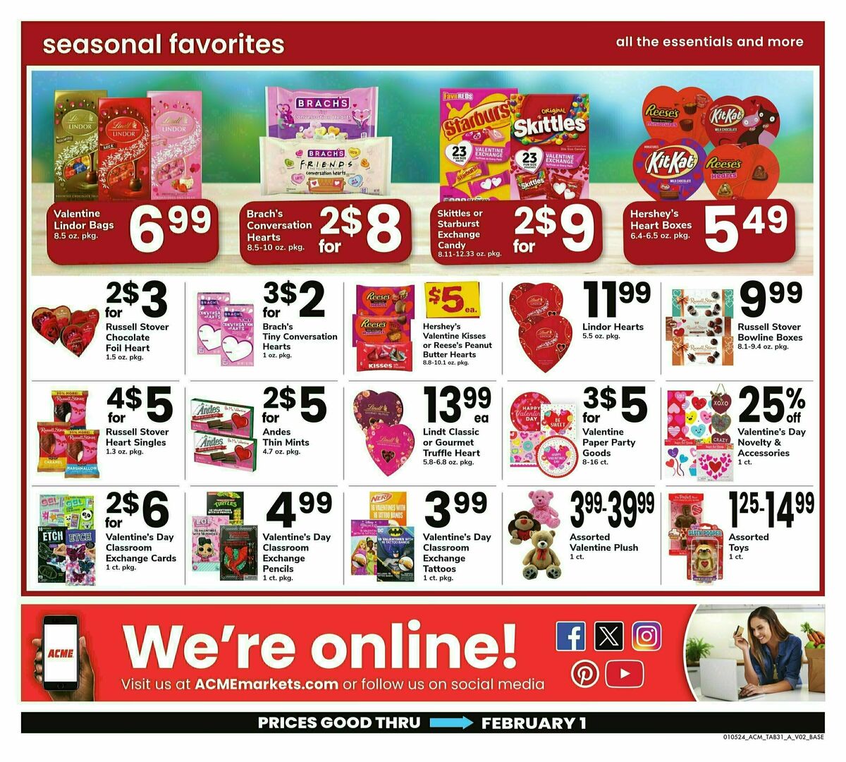 ACME Markets Big Book of Savings Weekly Ad from January 5