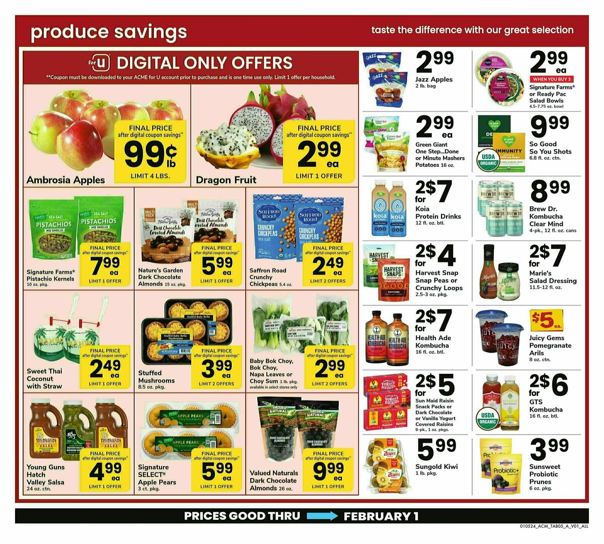 ACME Markets Big Book of Savings Weekly Ad from January 5