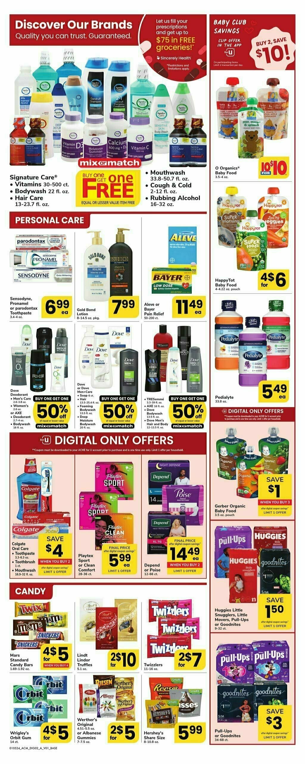 ACME Markets Health, Home & Beauty Weekly Ad from January 5