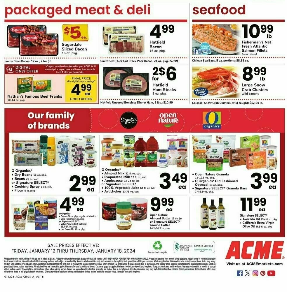 ACME Markets Weekly Ad from January 12