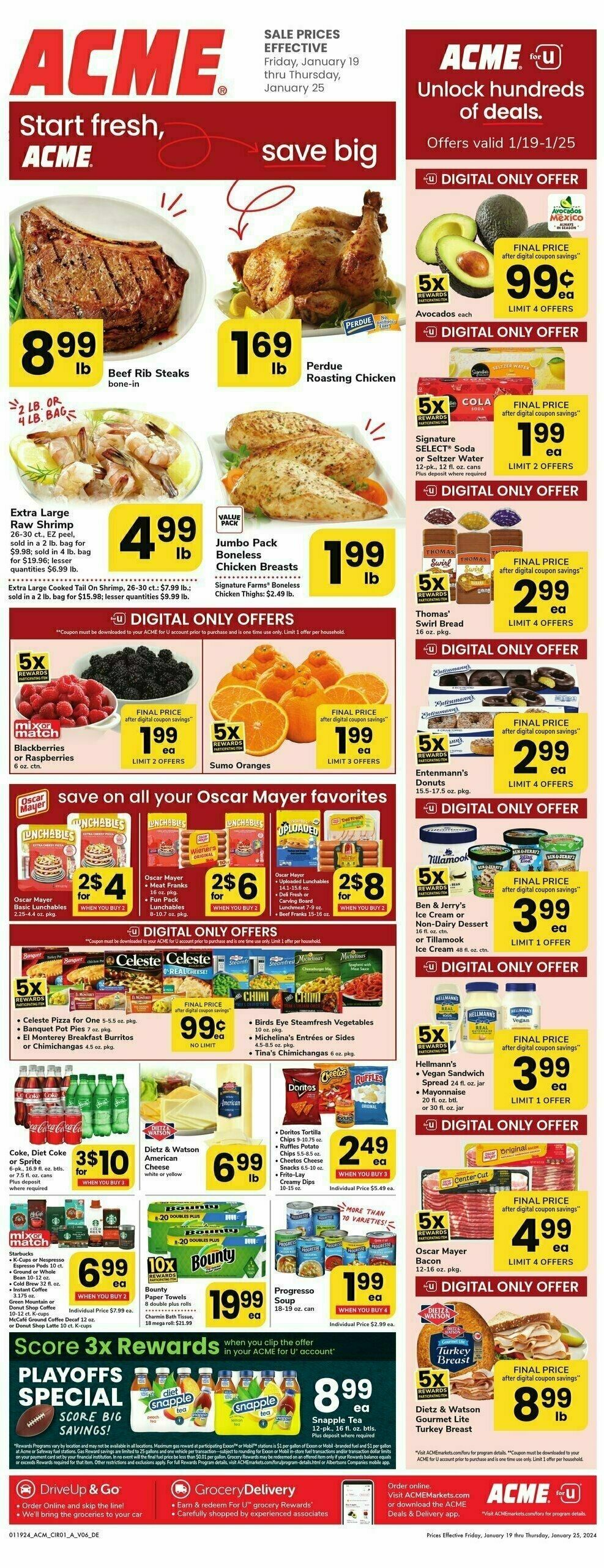 ACME Markets Weekly Ad from January 19