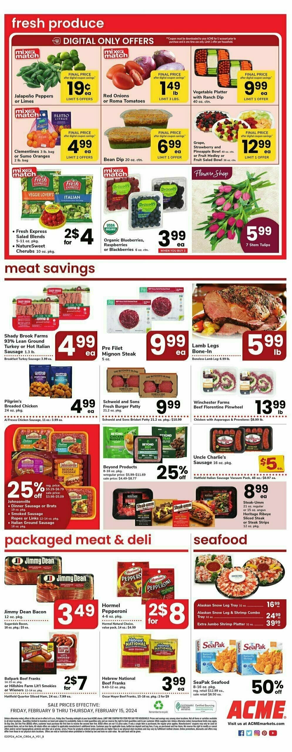 ACME Markets Weekly Ad from February 9