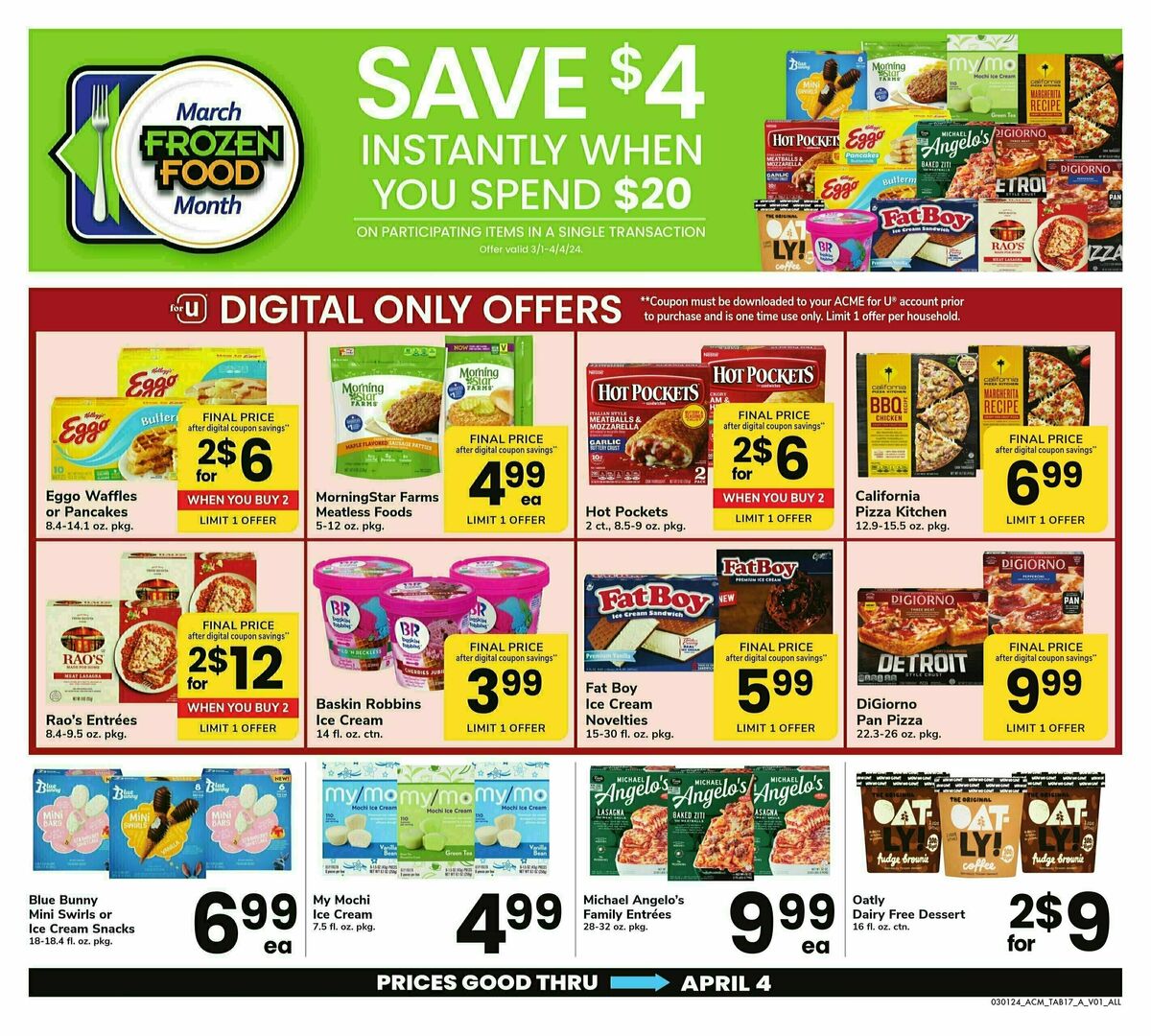 ACME Markets Big Book of Savings Weekly Ad from March 1