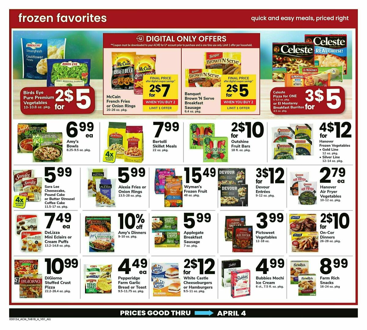 ACME Markets Big Book of Savings Weekly Ad from March 1