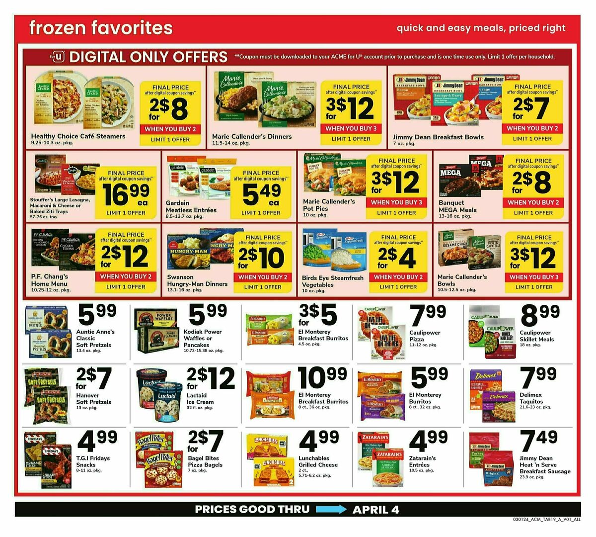 ACME Markets Big Book of Savings Weekly Ad from March 1