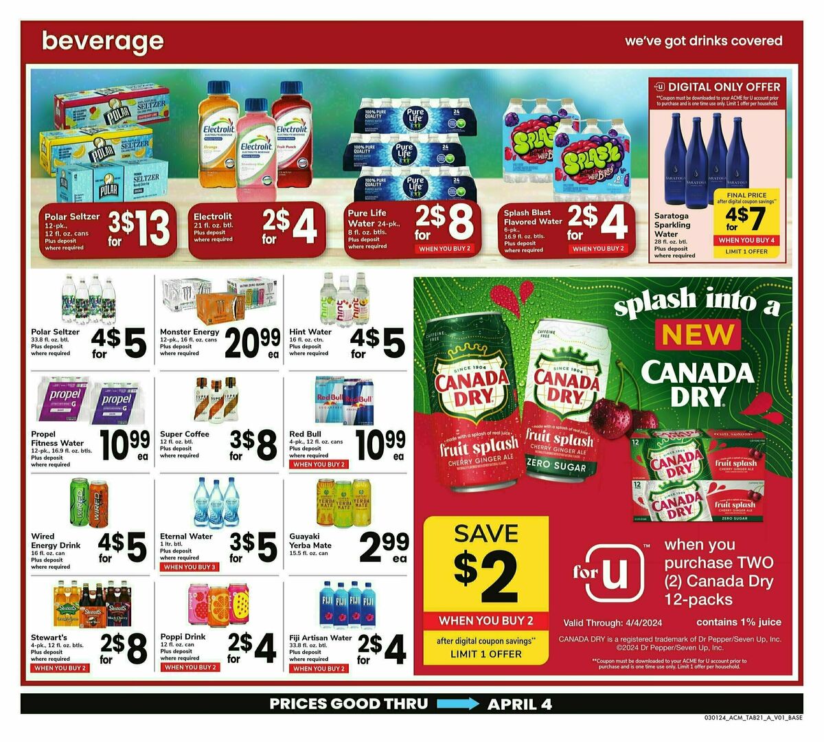 ACME Markets Big Book of Savings Weekly Ad from March 1