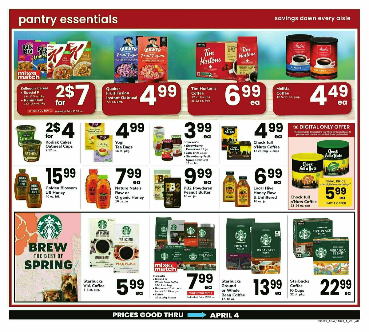 ACME Markets Big Book of Savings Weekly Ad from March 1