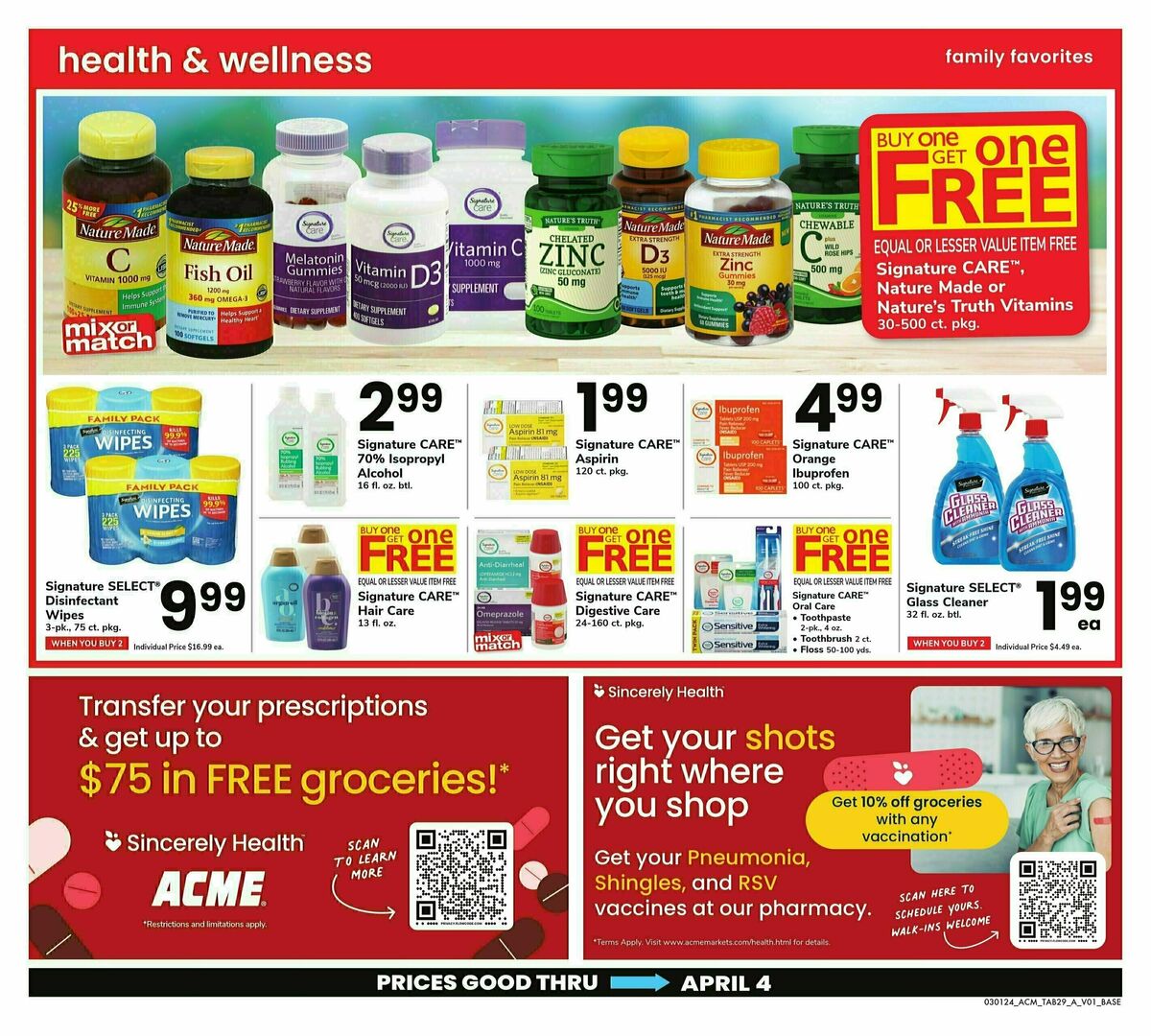 ACME Markets Big Book of Savings Weekly Ad from March 1