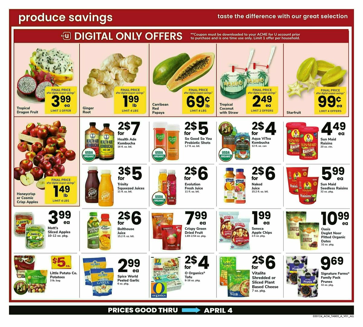 ACME Markets Big Book of Savings Weekly Ad from March 1