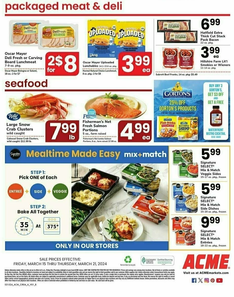 ACME Markets Weekly Ad from March 15