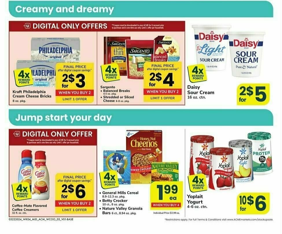 ACME Markets Stock Up Sale Weekly Ad from March 22