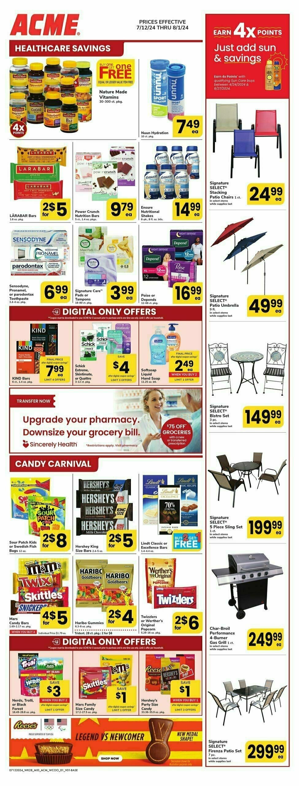 ACME Markets Health, Home & Beauty Weekly Ad from July 12