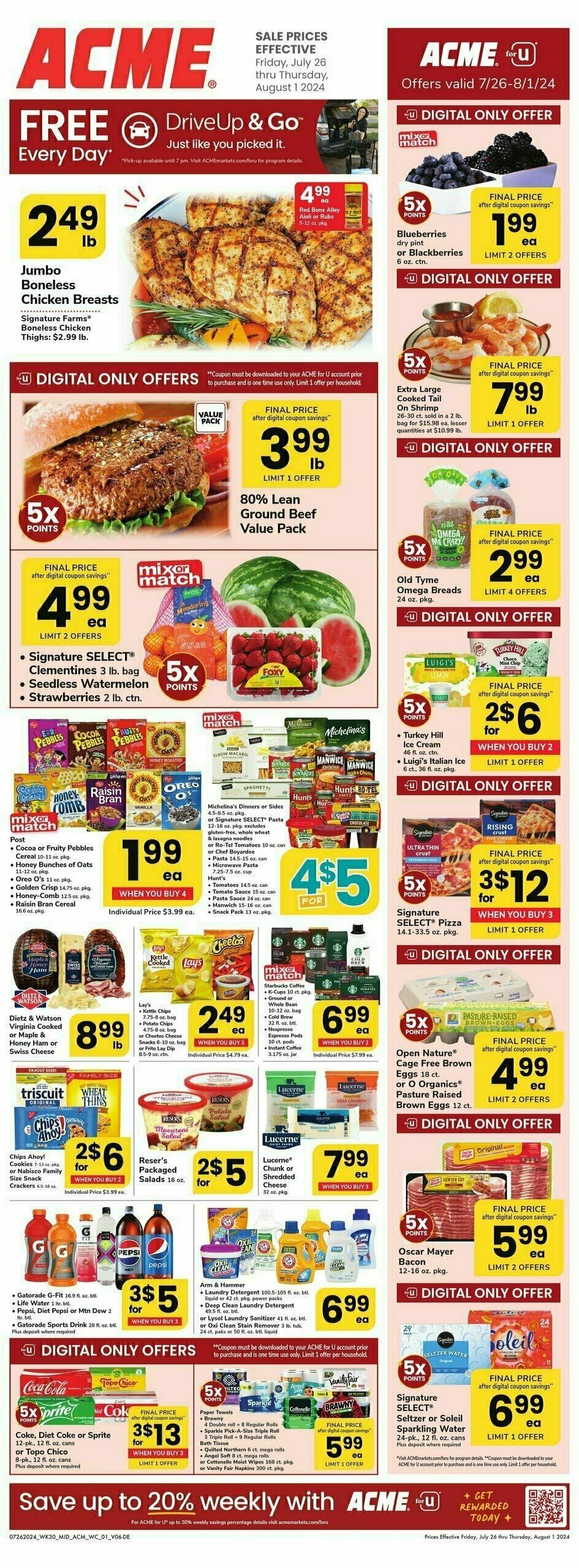 ACME Markets Weekly Ad from July 26