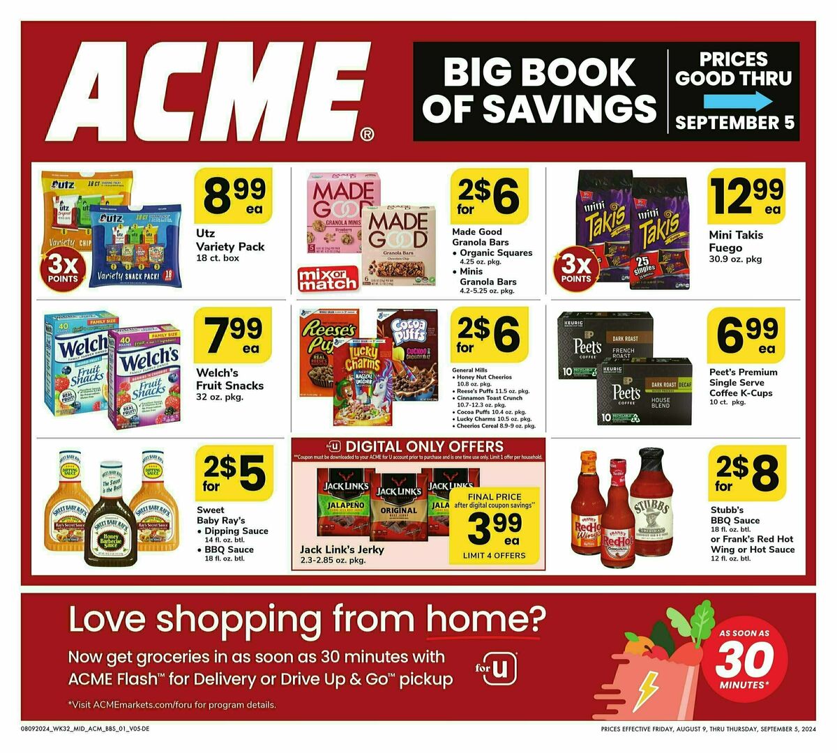 ACME Markets Weekly Ad from August 9