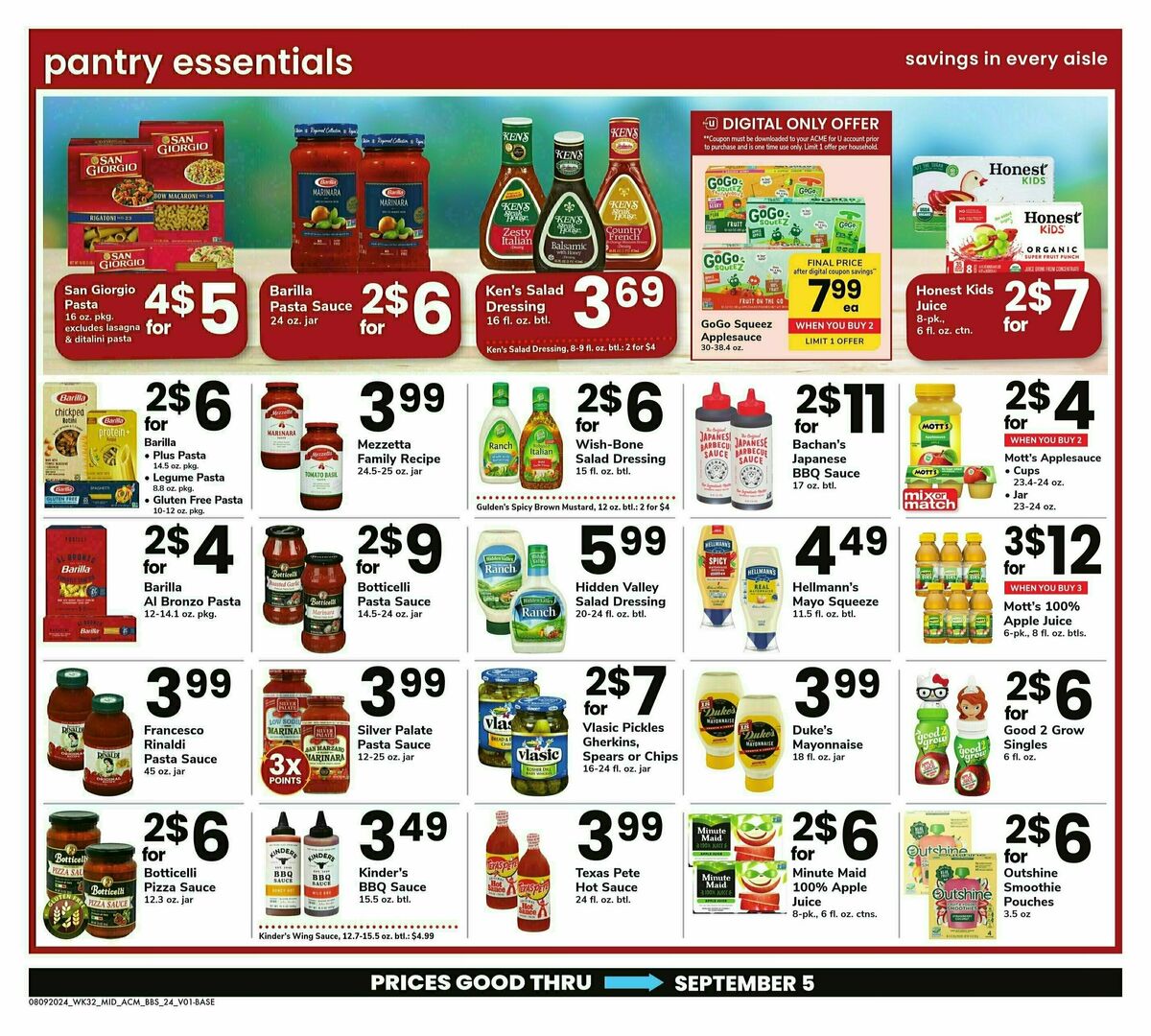 ACME Markets Weekly Ad from August 9