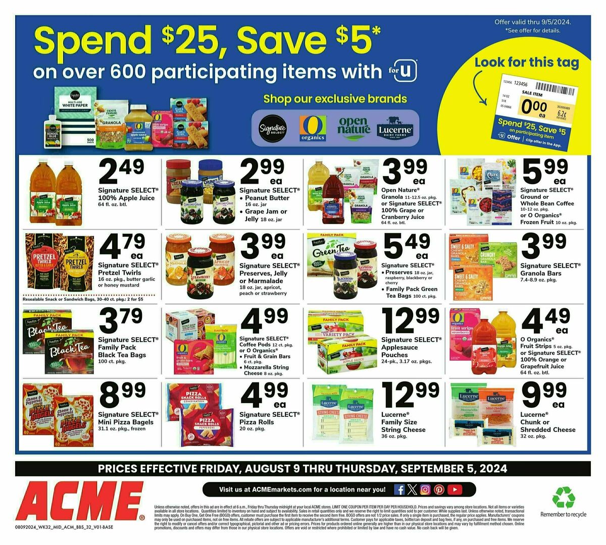 ACME Markets Weekly Ad from August 9