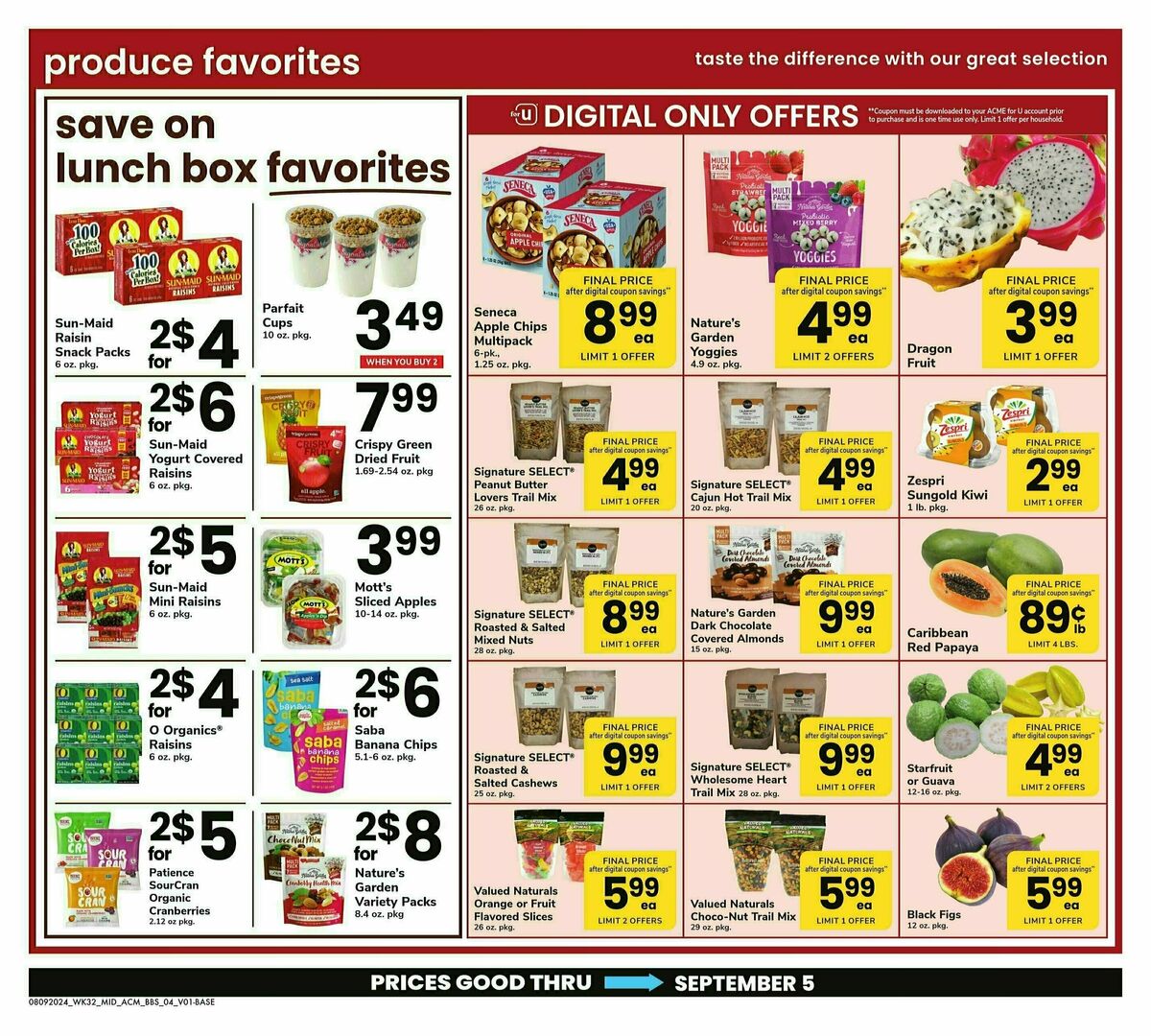 ACME Markets Weekly Ad from August 9