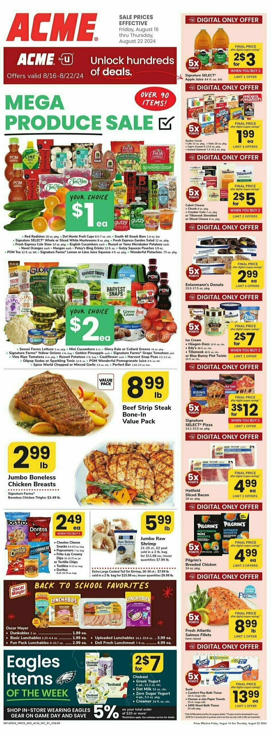 ACME Markets Weekly Ad from August 16