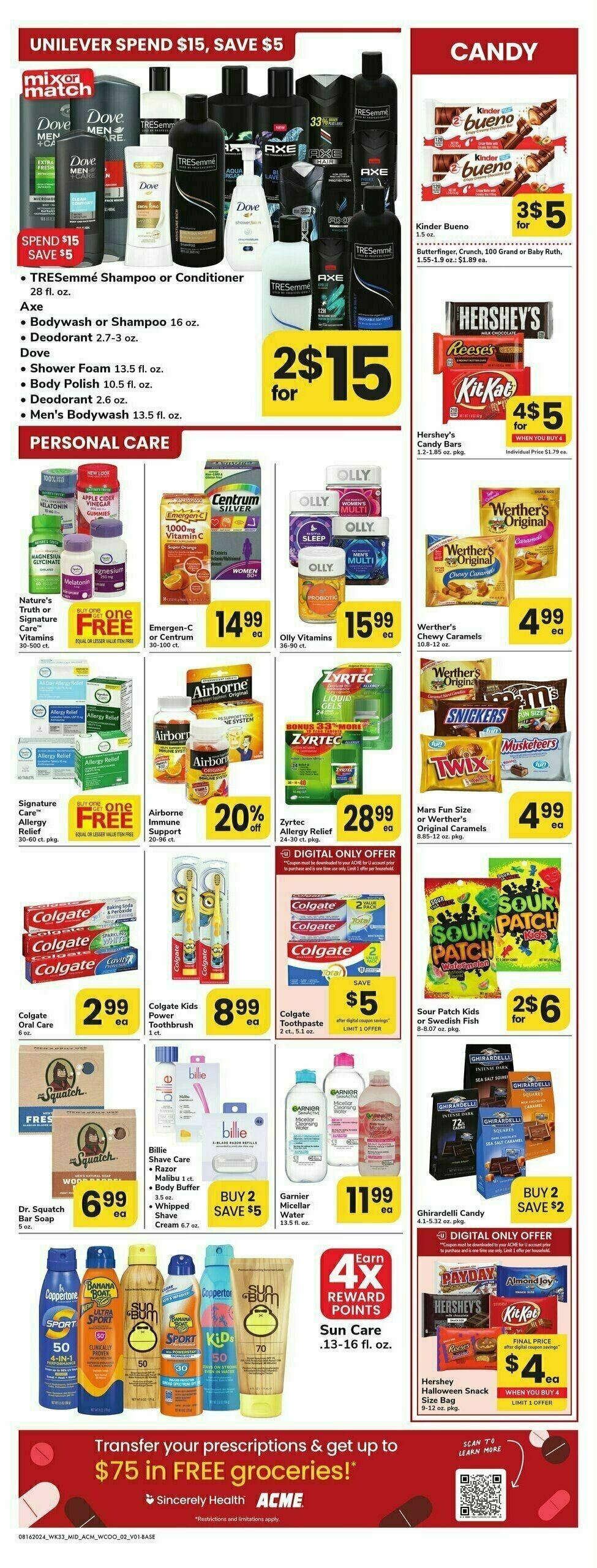 ACME Markets Weekly Ad from August 16