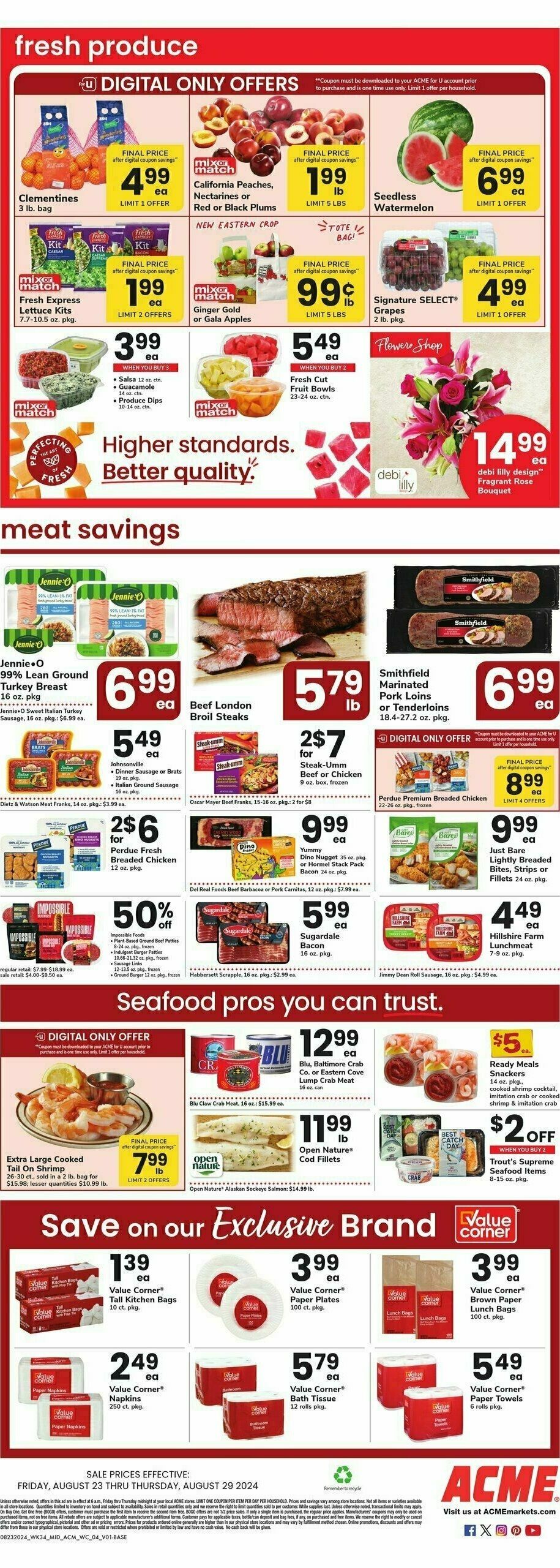 ACME Markets Weekly Ad from August 23