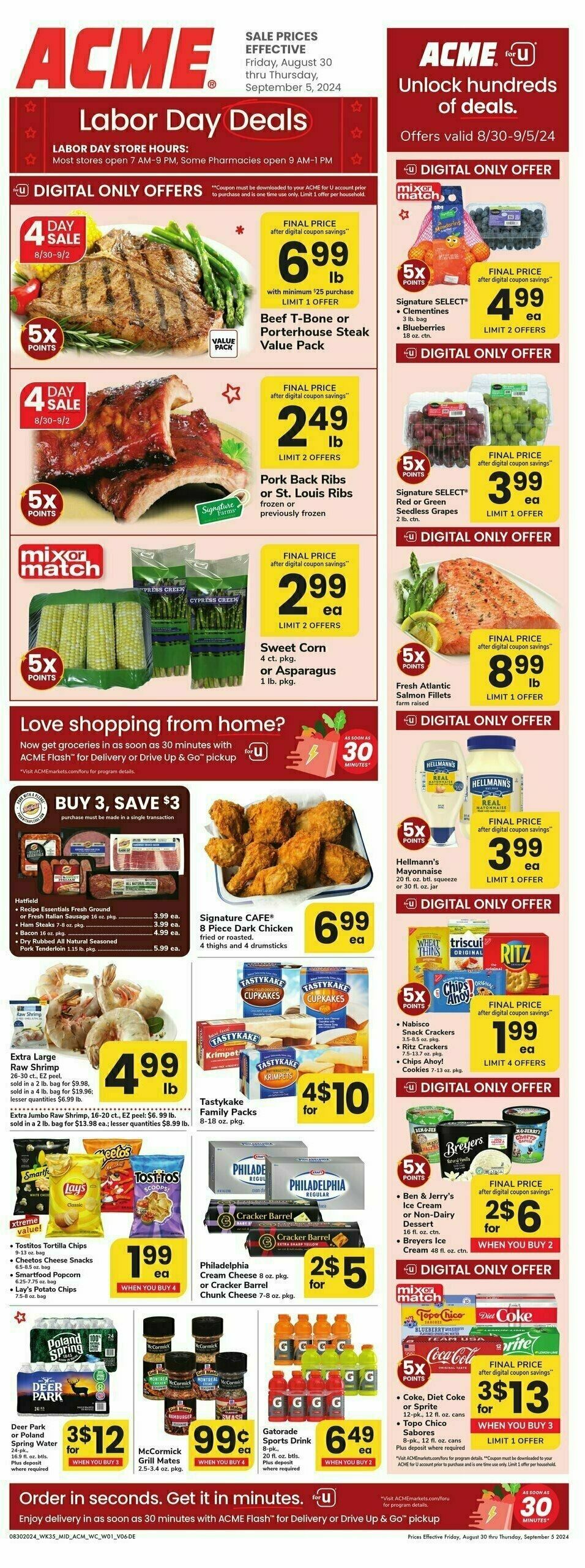 ACME Markets Weekly Ad from August 30