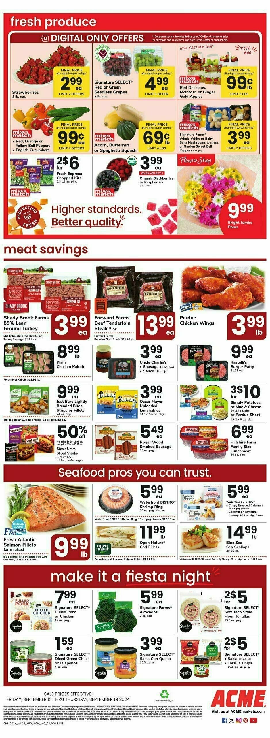 ACME Markets Weekly Ad from September 13