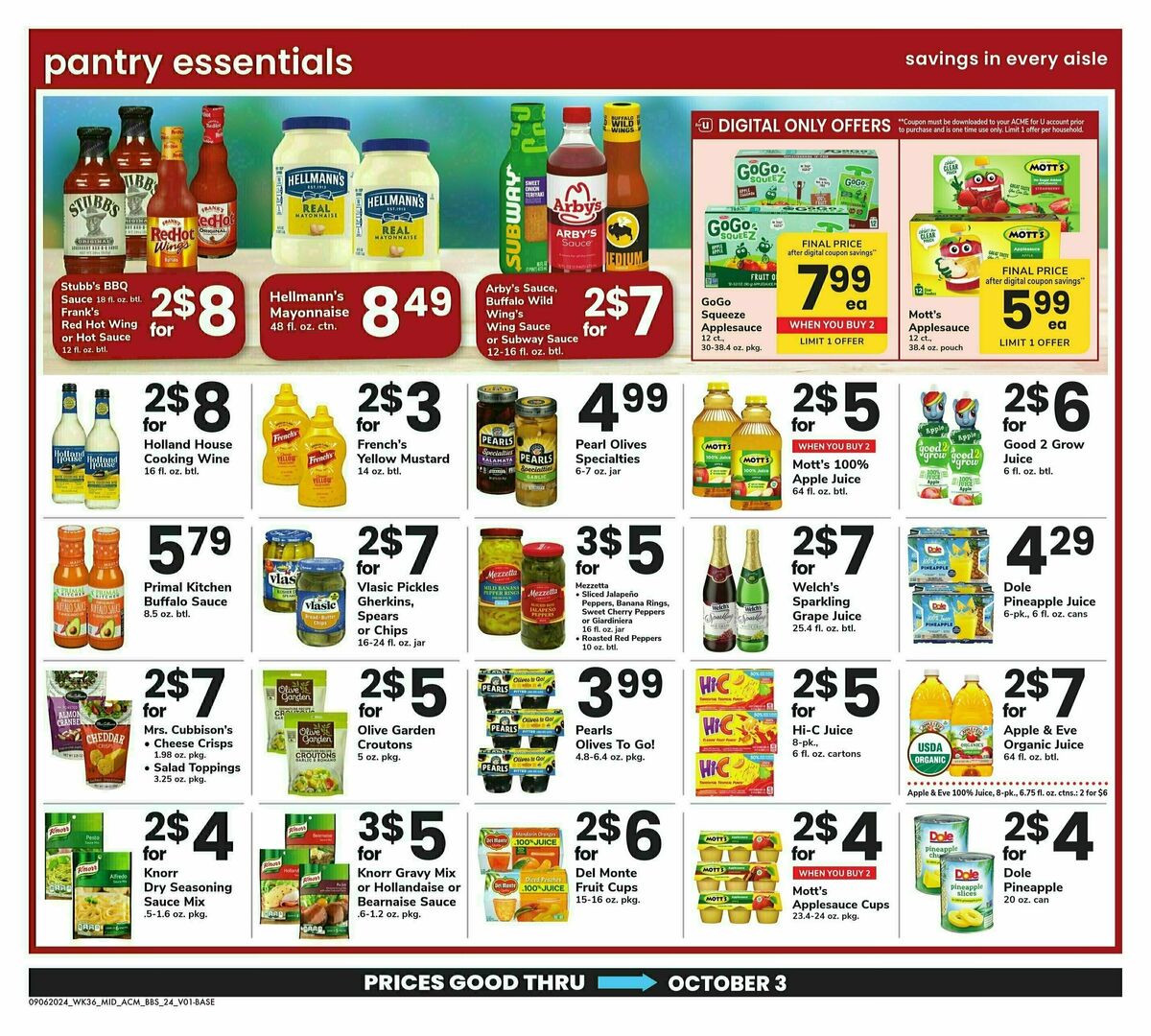 ACME Markets Big Book of Savings Weekly Ad from September 6