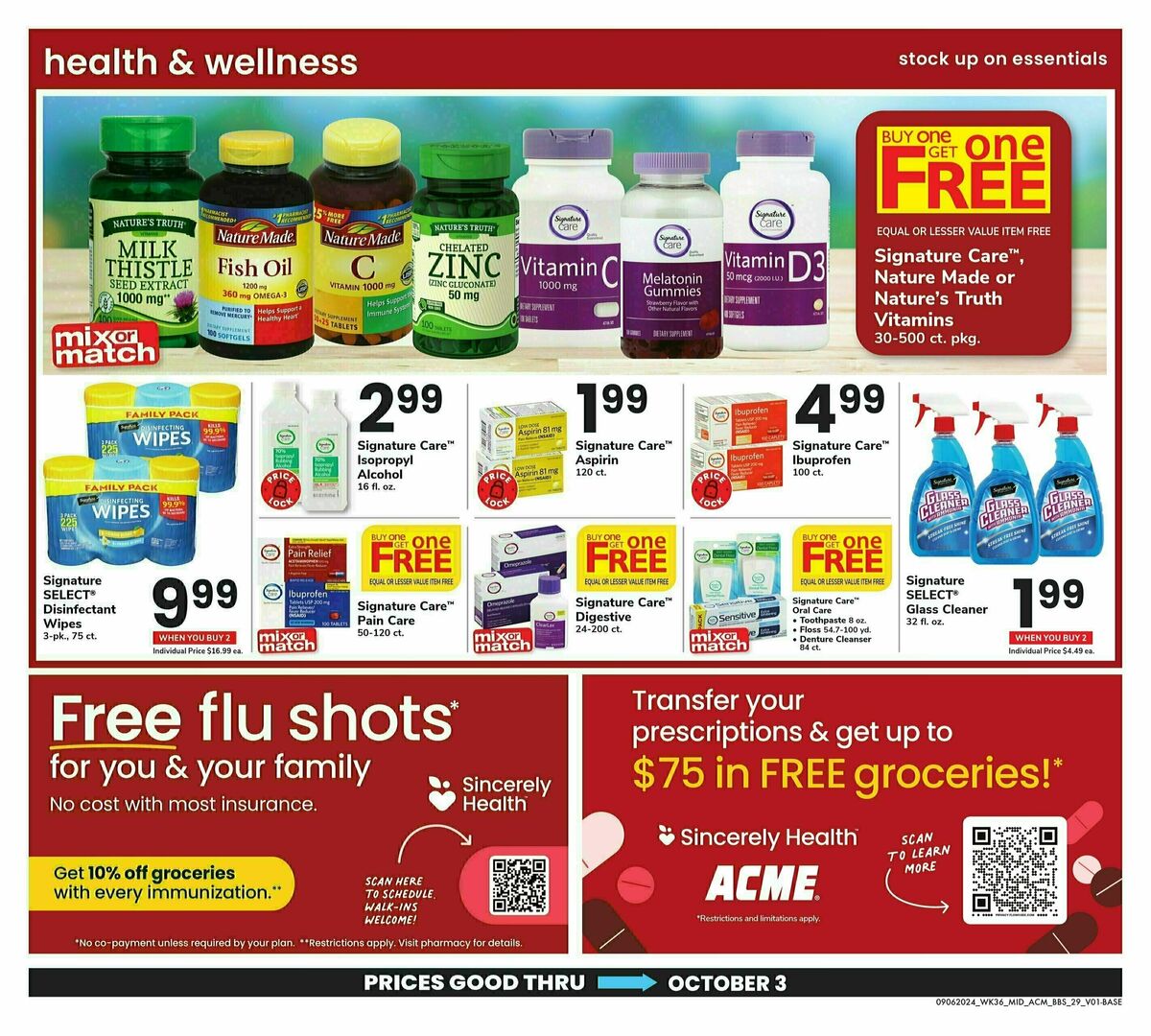 ACME Markets Big Book of Savings Weekly Ad from September 6