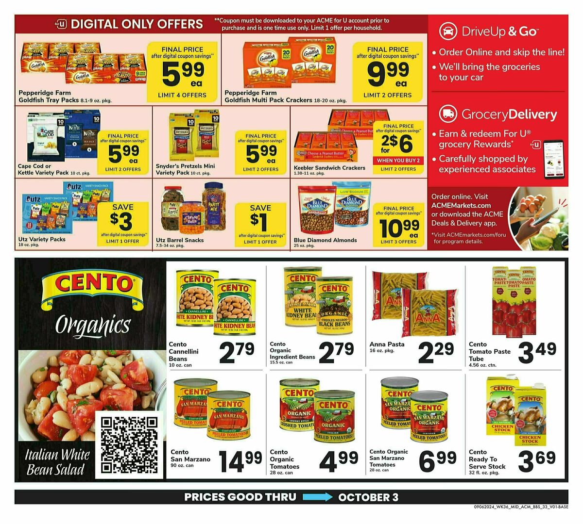 ACME Markets Big Book of Savings Weekly Ad from September 6