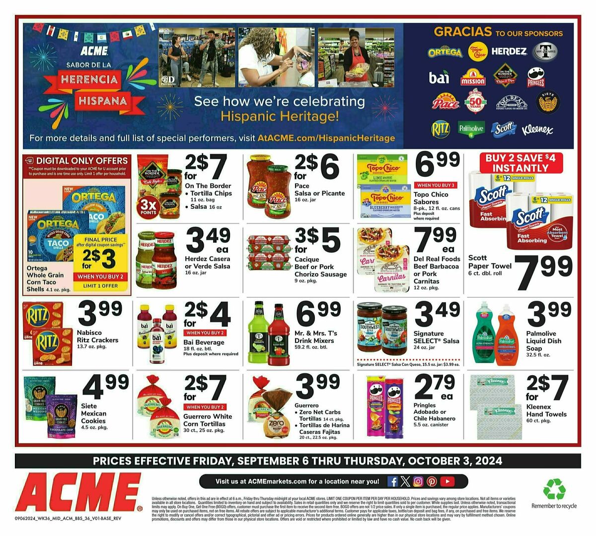 ACME Markets Big Book of Savings Weekly Ad from September 6