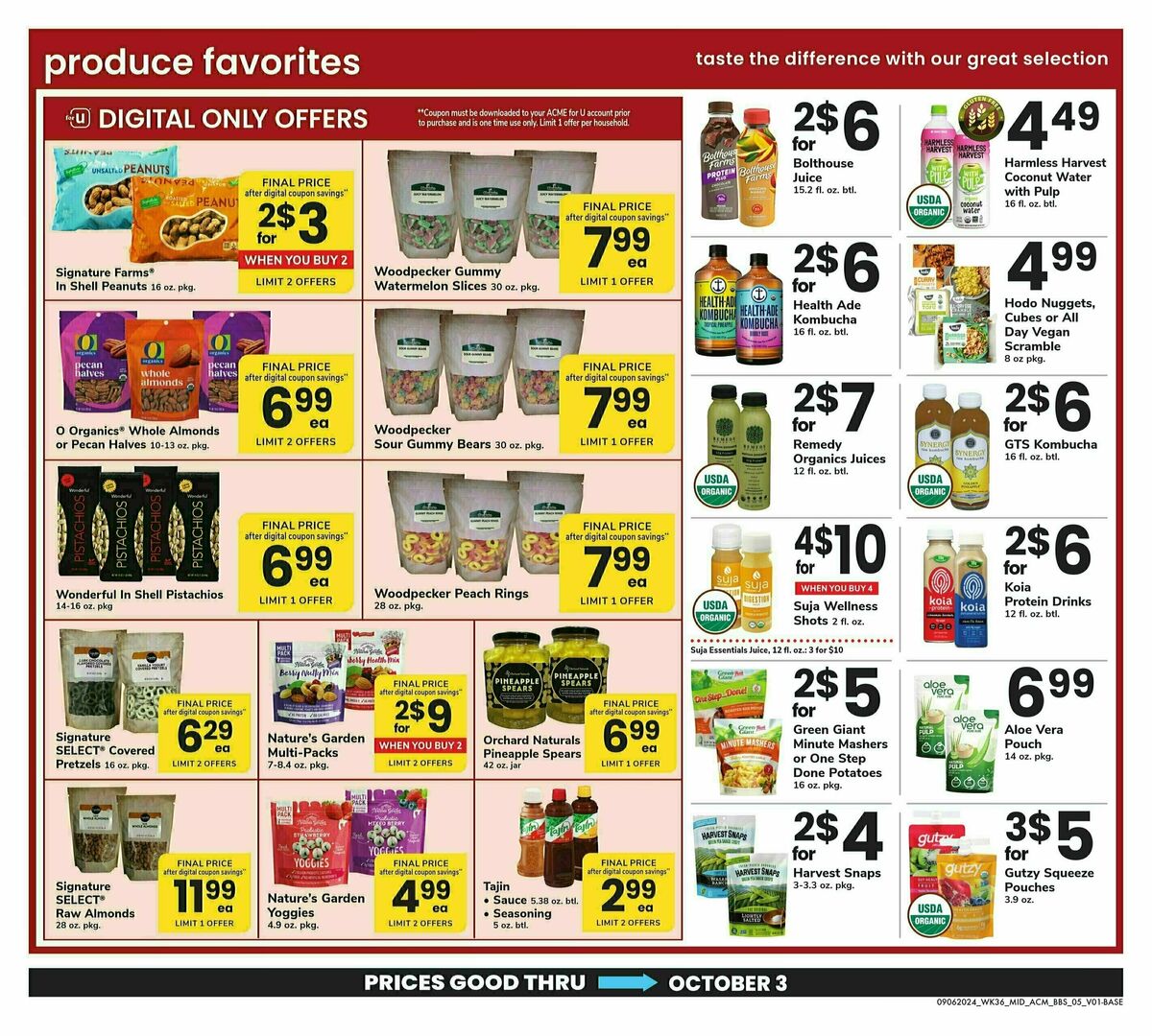 ACME Markets Big Book of Savings Weekly Ad from September 6