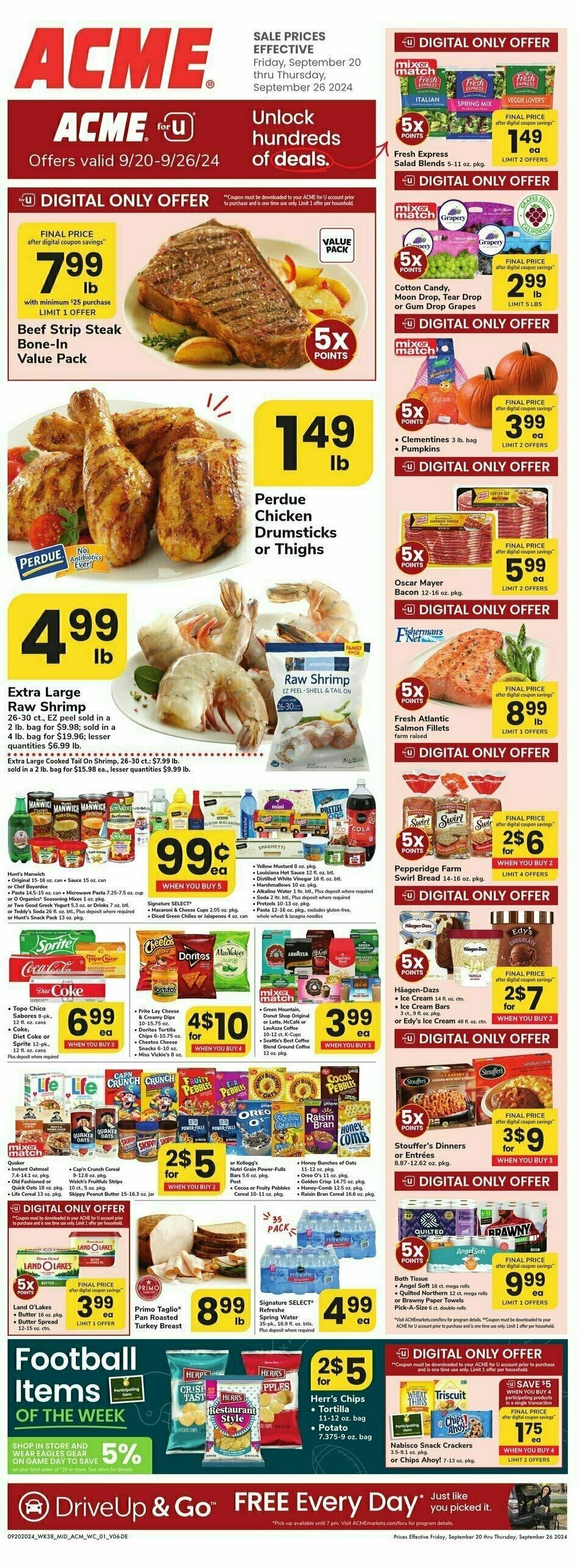 ACME Markets Weekly Ad from September 20