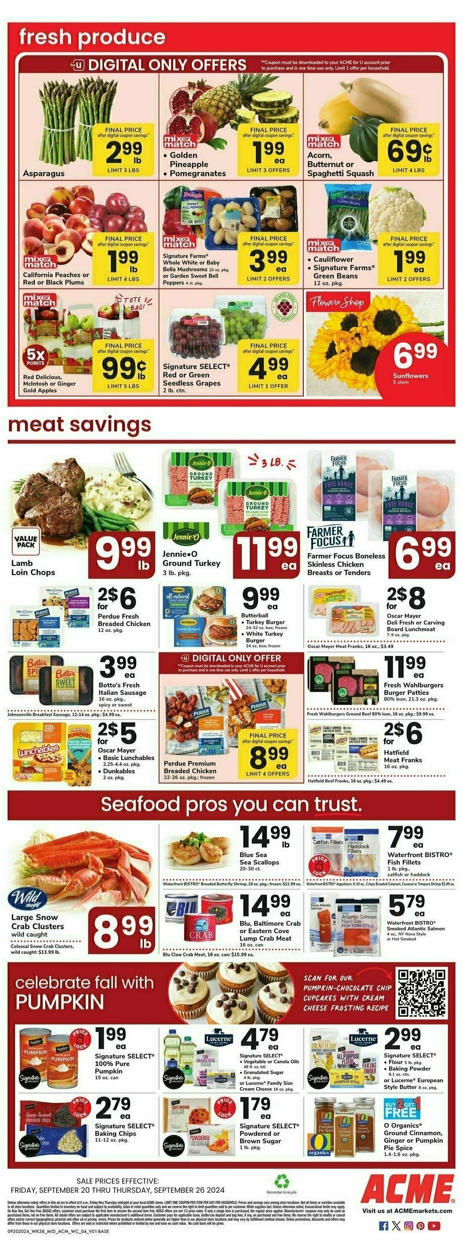 ACME Markets Weekly Ad from September 20