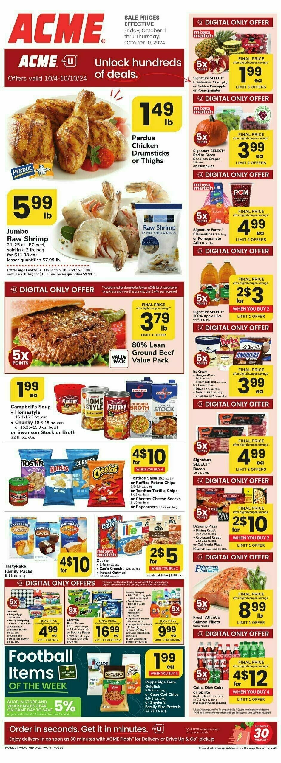 ACME Markets Weekly Ad from October 4