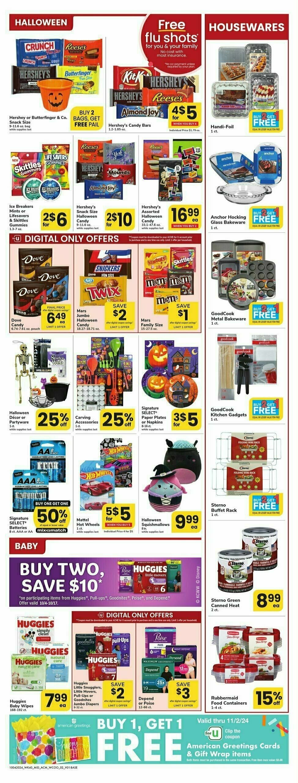 ACME Markets Weekly Ad from October 4