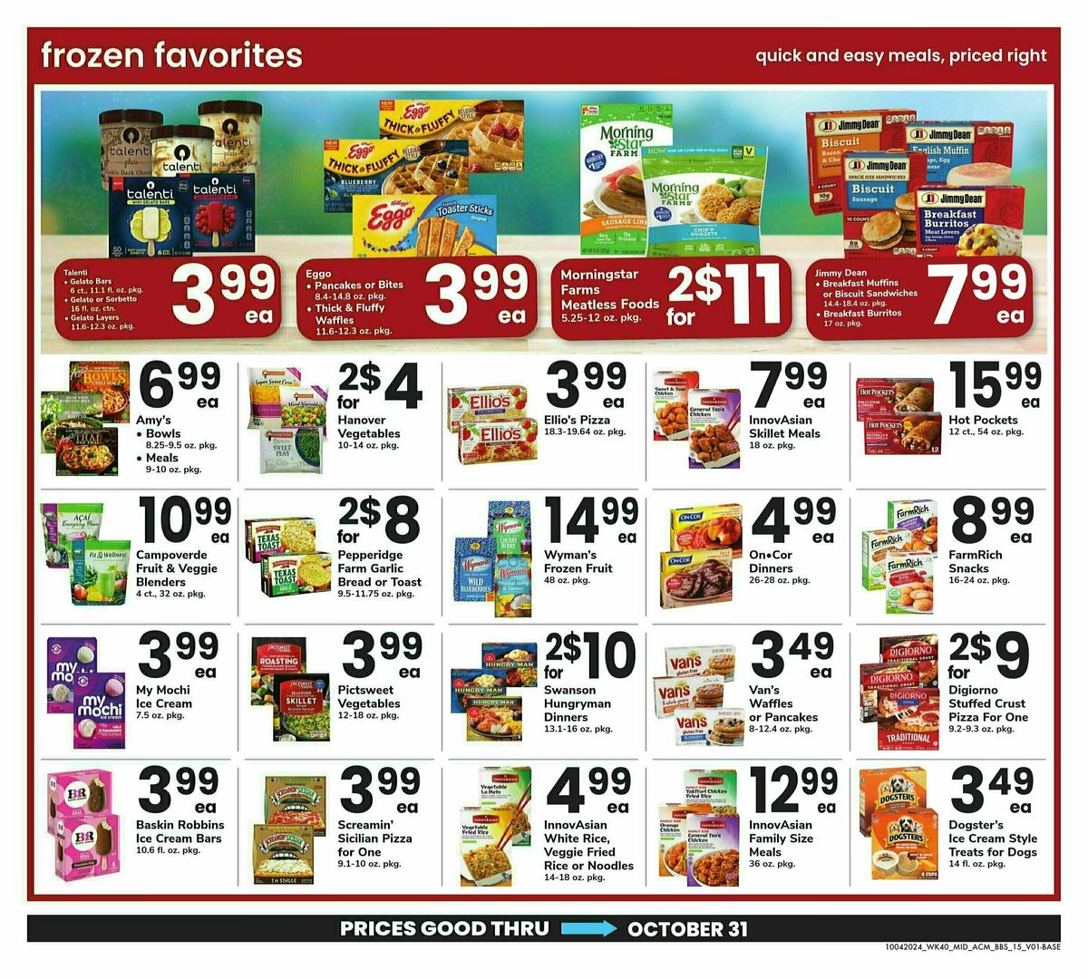 ACME Markets Big Book of Savings Weekly Ad from October 4