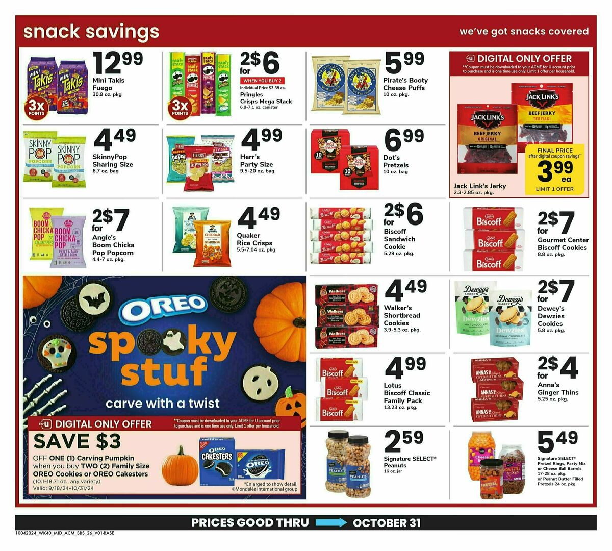 ACME Markets Big Book of Savings Weekly Ad from October 4