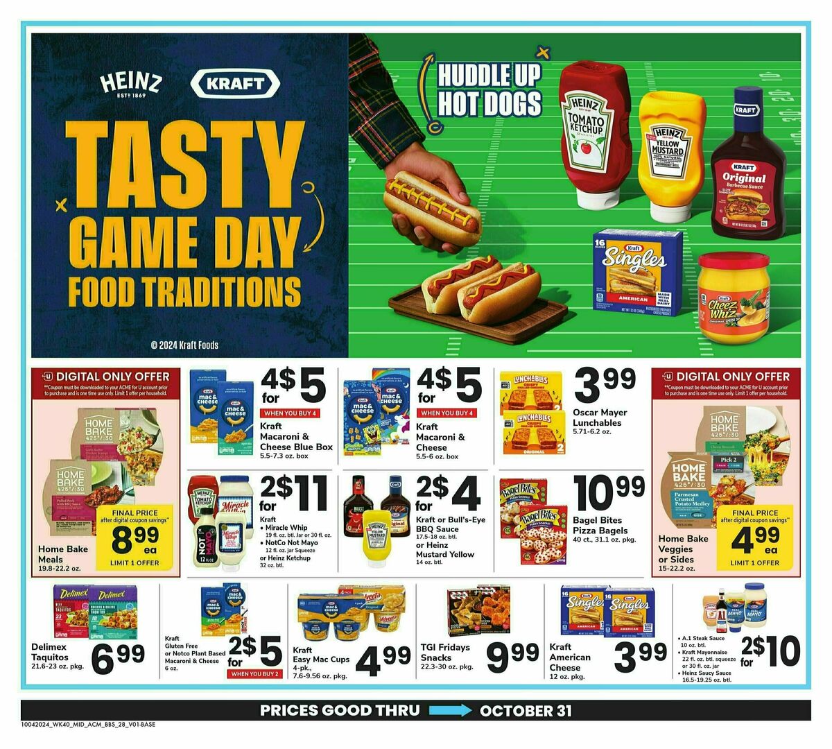 ACME Markets Big Book of Savings Weekly Ad from October 4