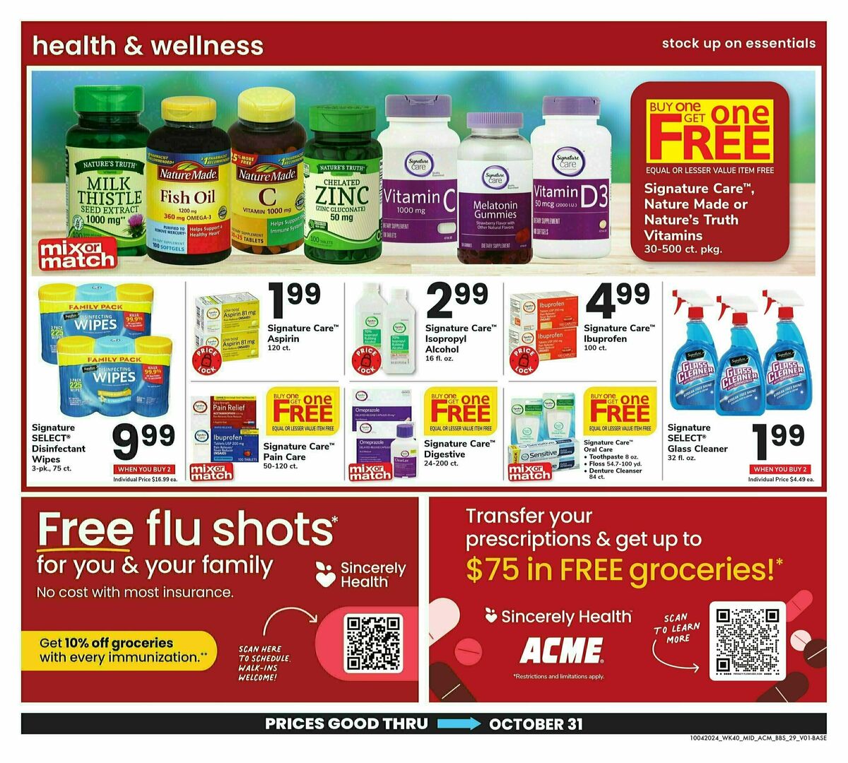 ACME Markets Big Book of Savings Weekly Ad from October 4